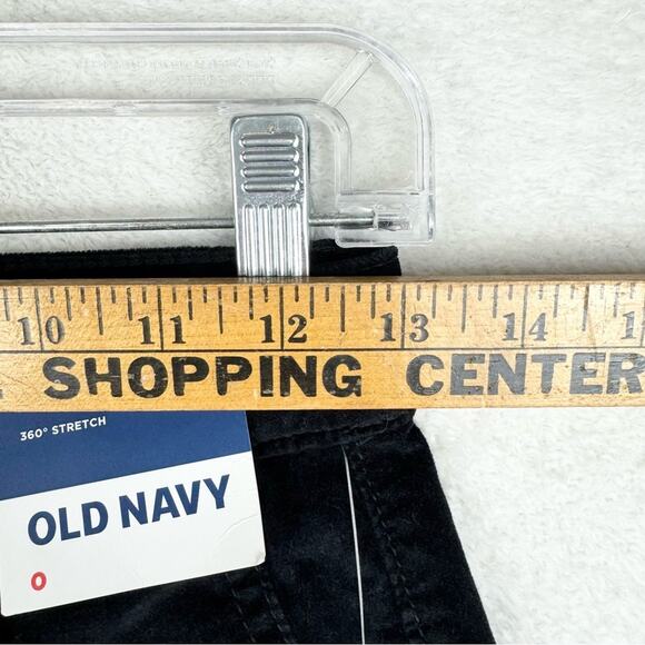 NWT Old Navy Extra High-Waisted Velvet Trouser Flare Pants Black Size 0 Office - Picture 14 of 16